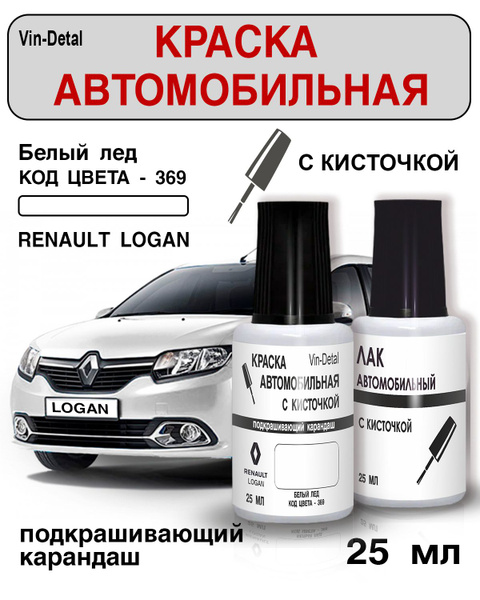 Краска для Renault Logan, Captur, Duster, Sandero и др. (1991-2023г ...