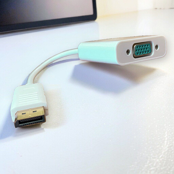 Кабель-переходник адаптер DisplayPort (M)- VGA (F) для монитора 15 см ...