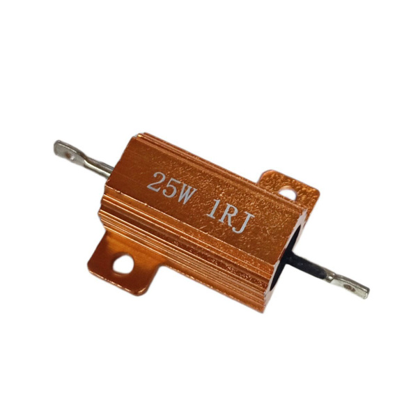 1 шт Мощный силовой резистор RX24 25 Вт 5% 1 Ом, алюминиевый корпус ...