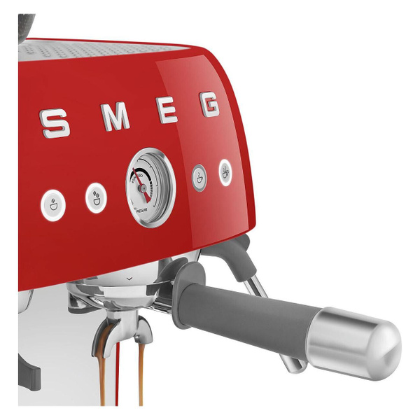 Smeg Кофеварка рожковая EGF03RDEU, красный - купить с доставкой по ...