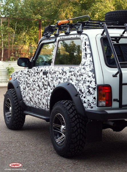 Расширители колесных арок FENDERS LADA Нива 4X4 3-ёх дверная под ...