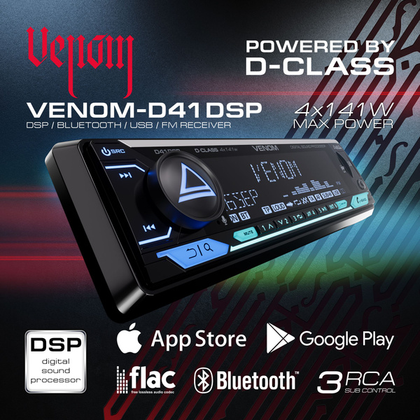 Aura venom d41dsp правильное подключение