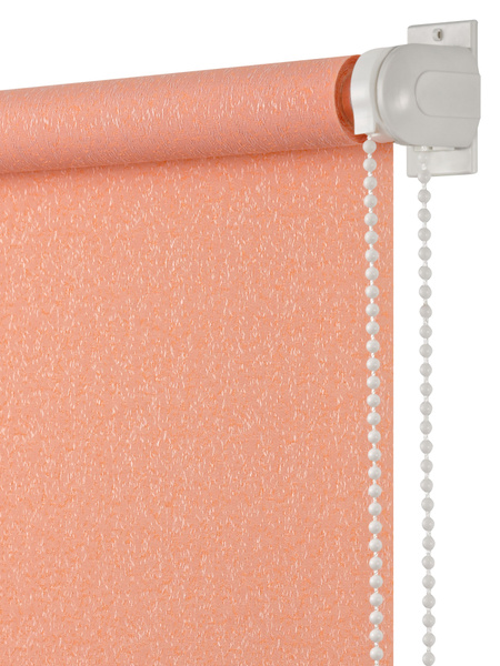 Рулонные шторы Рулонная штора жаккард оранжевый , размер 83х170 см ...