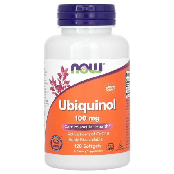 Ubiquinol Убихинол 100 мг 120 капсул - купить с доставкой по выгодным ...