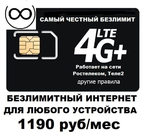 Теле2 сим для роутера с безлимитным. Теле2 сим для роутера с безлимитным