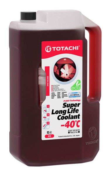 Жидкость охлаждающая Totachi Super Long Life Coolant Red -40 5л (41805 ...