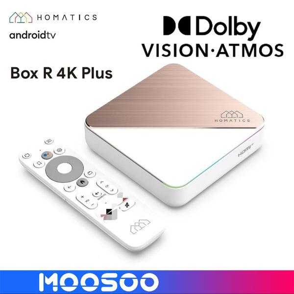 Медиаплеер Box R 4K Plus, RJ-45 Ethernet, USB, USB Type-C, HDMI, белый ...