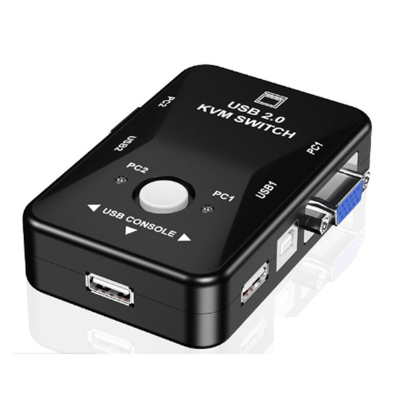 KVM-переключатель USB 2.0, клавиатура, разветвитель VGA, USB KVM ...