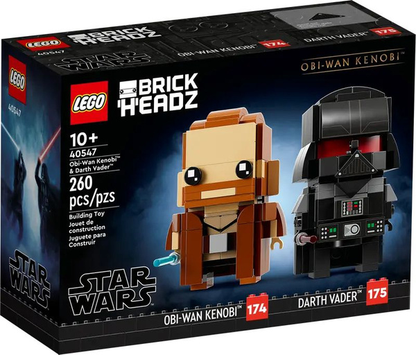 "Хочу Лего" / LEGO BrickHeadz 40547 - Оби-Ван Кеноби и Дарт Вейдер ...