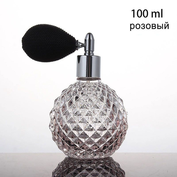 Прозрачный стеклянный флакон-распылитель, портативный для розлива духов ...