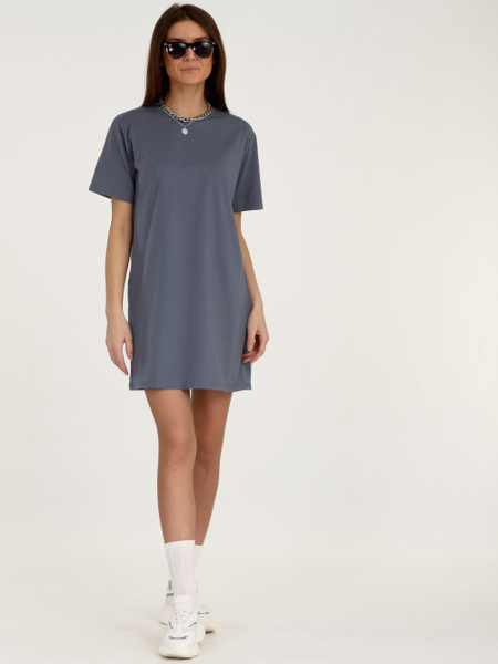 Платье - футболка оверсайз туника женская пляжная женское 1ЖПК3857804 ...