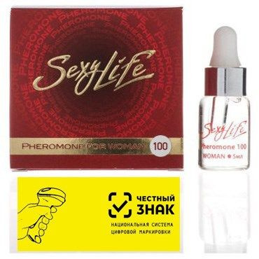 Концентрат феромонов для женщин Sexy Life Pheromone 100% / для ...