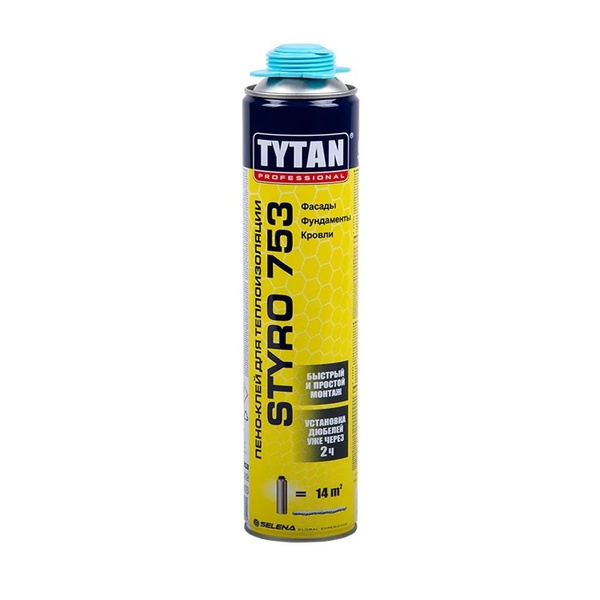 Клей-пена Tytan Professional Пено-клей для теплоизоляции Styro 753 ...