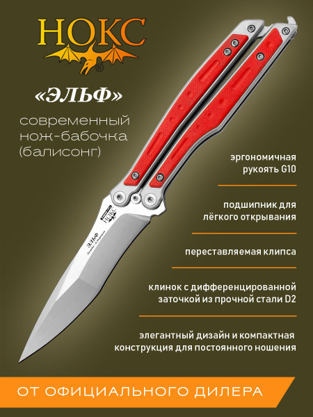 Складной нож НОКС Эльф 204-100401 - купить с доставкой по выгодным ...