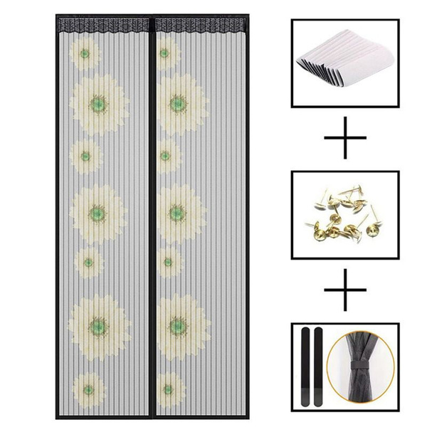 Занавеска на дверь 200LHW3367, Черный летом, 210х110см купить по ...