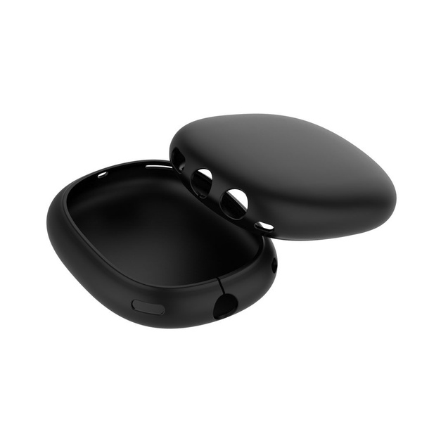 (1 пара) Силиконовые накладки Airpods max - черный - купить с доставкой ...