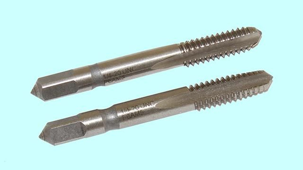 Метчик 1/4" UNF 60 Р6АМ5 дюймовый м/р. к-т из 2-х шт. (28 ниток/дюйм ...