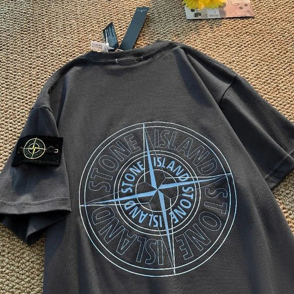 Футболка Stone Island, размер 44, цвет серый - купить по выгодной цене ...