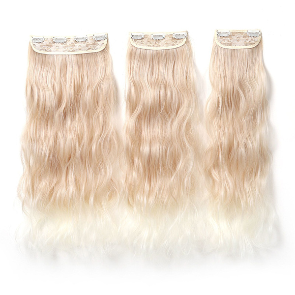 Набор зажимов для наращивания длинных вьющихся волос из 4 предметов для ...