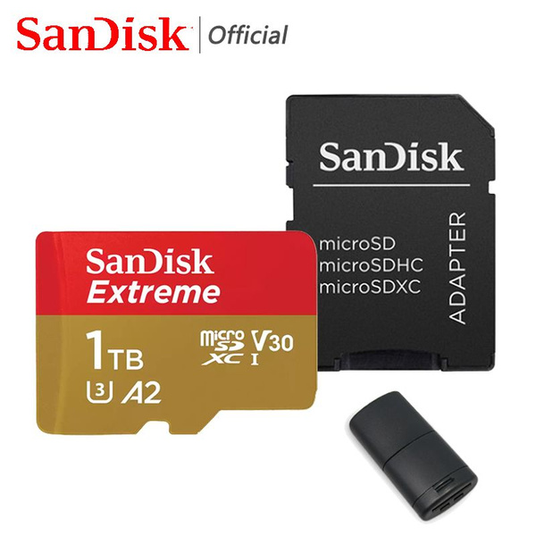 Карта памяти SanDisk Extreme Micro SD TF 1 TБ U3 4K V30 A2 (SDSQXAV ...