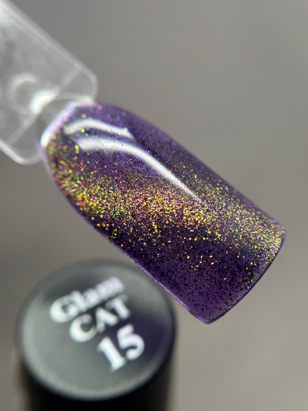 Гель-лак кошачий глаз Glam CAT 15 SOLAlove, 10мл - купить с доставкой ...