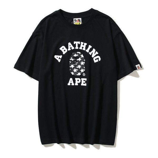 Футболка A BATHING APE, размер 52, цвет черный, Cotton - купить по ...