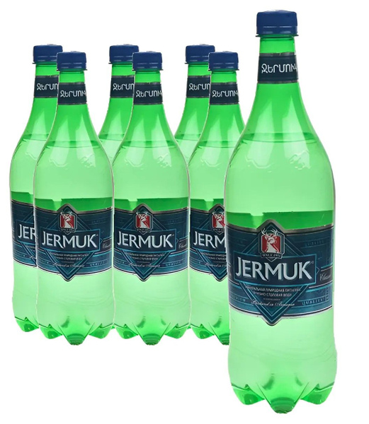 Вода минеральная Джермук, 1 л х 6 бутылок, газированная, пэт - купить с ...