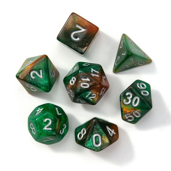 7Pcs/set DND кости - купить с доставкой по выгодным ценам в интернет ...