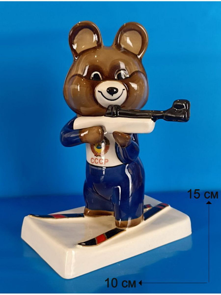 Фигурка декоративная Ceramic Fauna САИолимп арт ОлимпМишкаСАИ ...