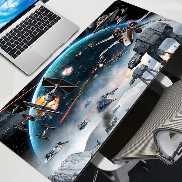 Star Wars Коврик для мыши 40908889, XXL, оранжевый, светло-бежевый ...