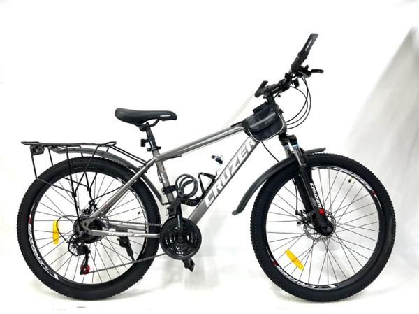 Велосипед Cruzer K-28 26 дюйм 2022 17 дюймов серый - купить по выгодной ...