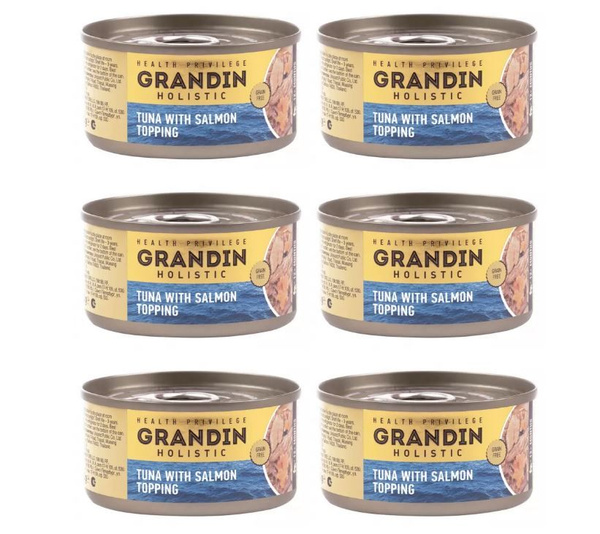 Grandin Влажный корм (консервы) для взрослых кошек, филе тунца с ...