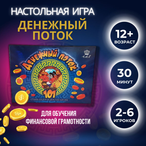 ДЕНЕЖНЫЙ ПОТОК настольная игра //CASHFLOW - купить с доставкой по ...