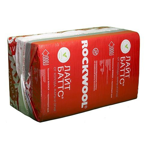 Утеплитель ROCKWOOL Лайт Баттс (1000х600х100мм) 0,3 м2, 3 м2 купить по ...