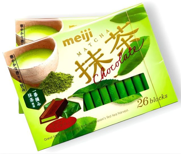Молочный шоколад, матча, Meiji 26 плиток, японские сладости - купить с ...