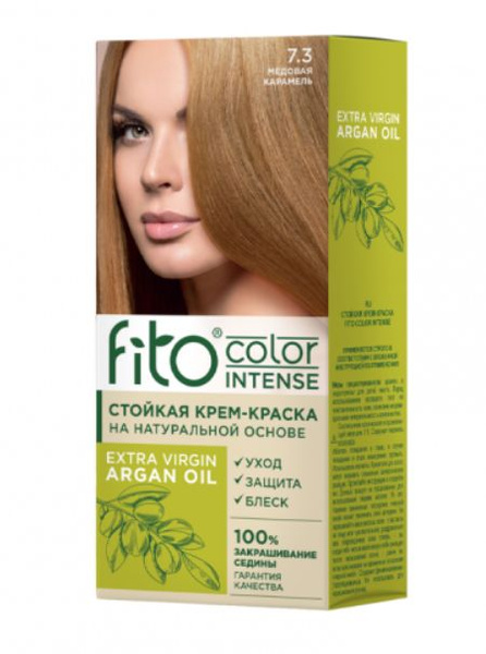 Fito Косметик Крем краска для волос Fito color intense, тон 7.3 Медовая ...