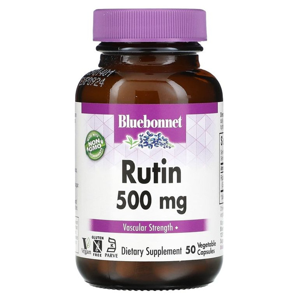 Bluebonnet Nutrition, Rutin, рутин, 500 мг, 50 капсул - купить с ...