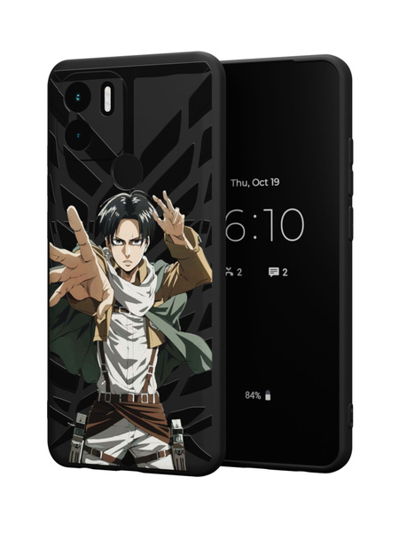 Силиконовый чехол Mcover для Redmi A1+ (Редми А1 Плюс), Атака Титанов ...