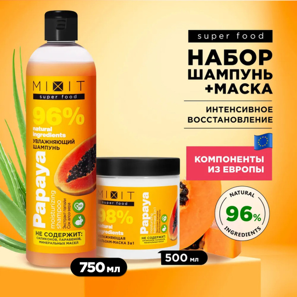 MIXIT Косметический набор для ухода. Увлажняющая бальзам маска и ...