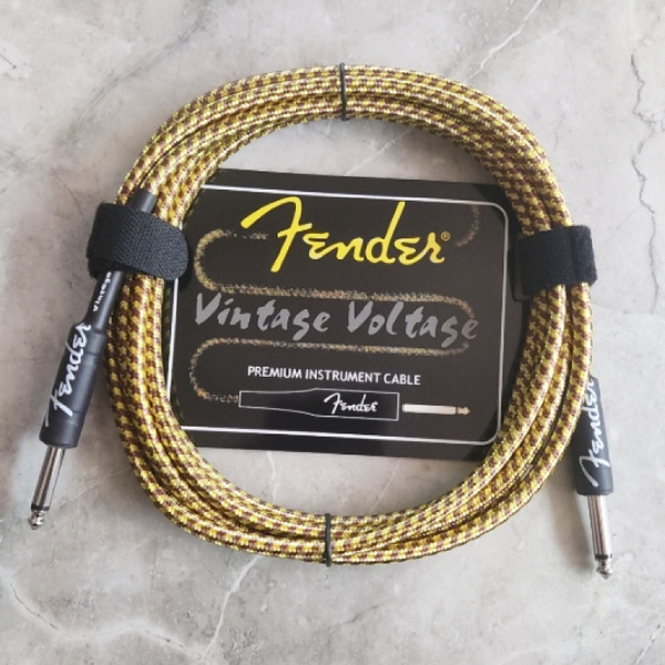 Премиум гитарный кабель 3 метра 6.3 jack Fender Vintage Voltage ...