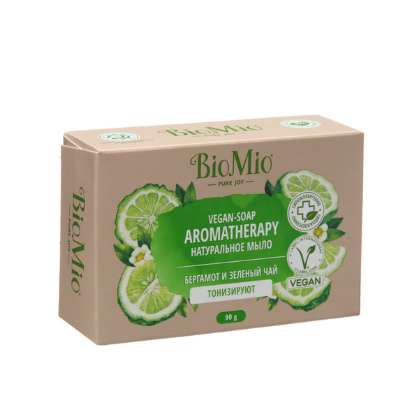 Мыло BioMio Натуральное, Бергамот и Зеленый чай, 90 г - купить с ...