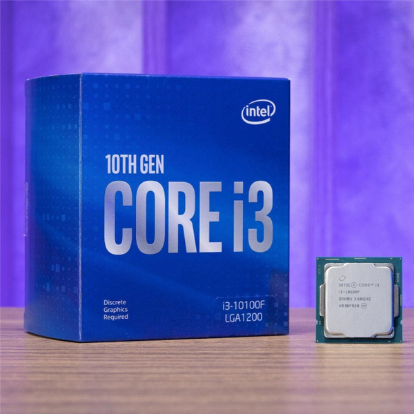 Процессор Intel Core i3 10-го поколения, OEM (без кулера), 4 яд., 3.6 ...