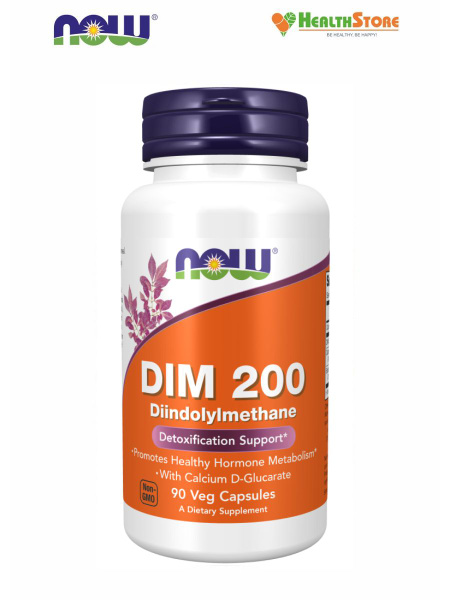 NOW DIM 200 Diindolylmethane 90 капсул ДИМ - 3,3'-дииндолилметан ...