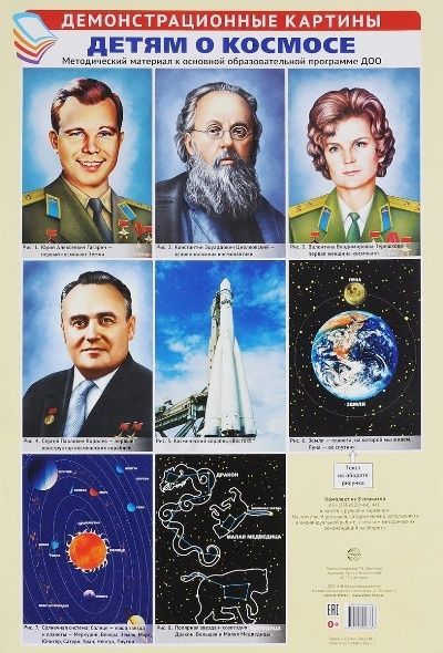 Набор обучающих плакатов Сфера Детям о космосе. Демонстрационные ...