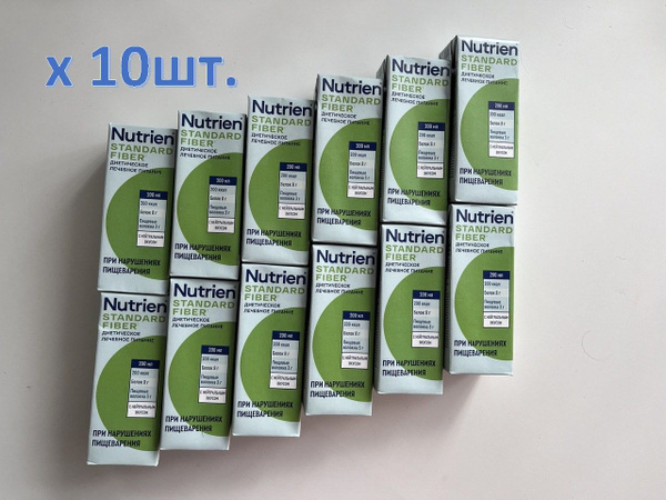 Характеристики Nutrien Стандарт с пищевыми волокнами 200 мл х 10шт с ...