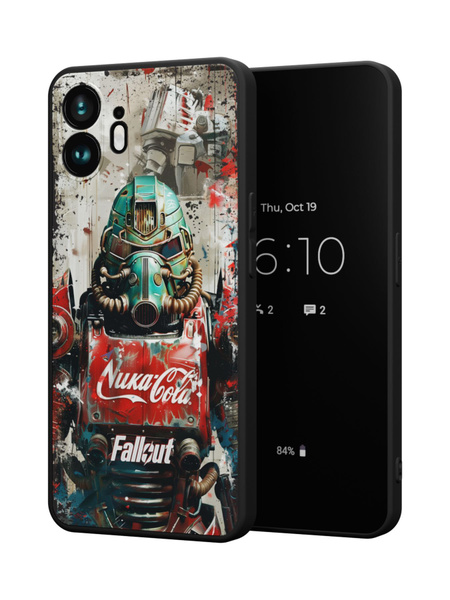 Силиконовый чехол Mcover для Nothing Phone 2 (Насинг Фон 2), Fallout ...