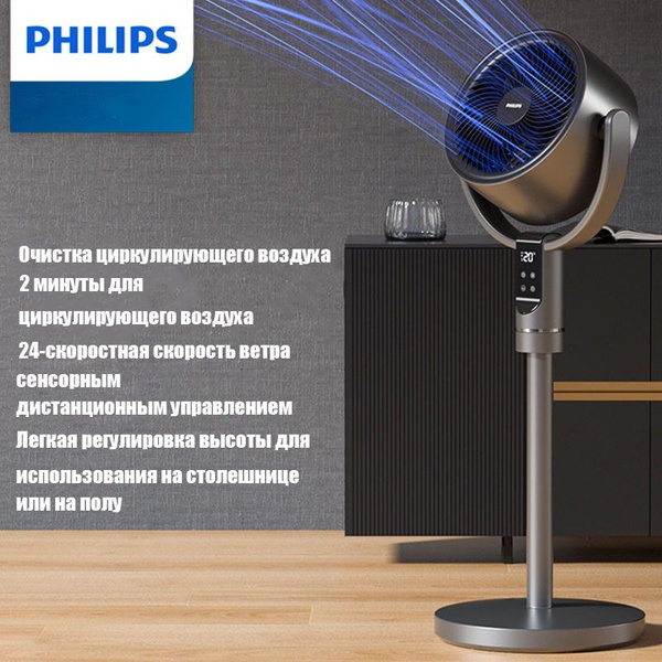 вентилятор напольный с пультом Настольные/напольные двойного назначения ...