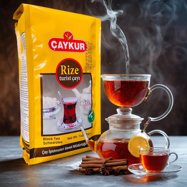 Турецкий черный чай мелколистовой Caykur Cicegi, 200г - купить с ...