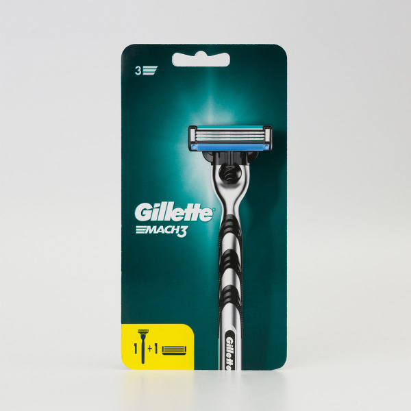 Gillette Бритва мужская Mach3 + 2 кассеты - купить с доставкой по ...
