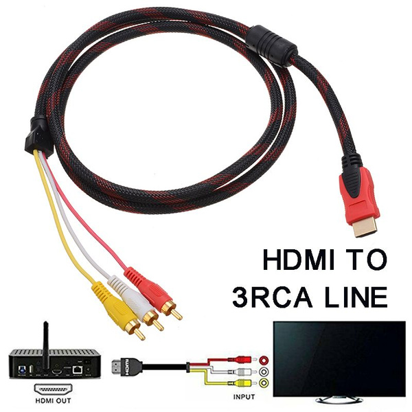 HDMI к 3RCA 1080P Видео Аудио AV Конвертер Кабель-Адаптер для ...